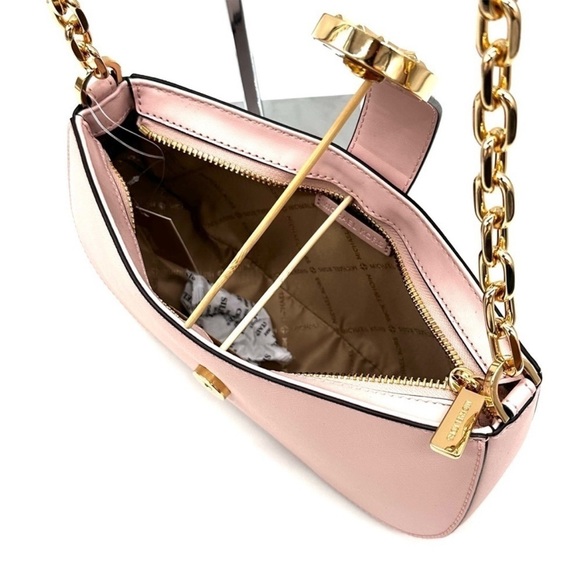 Michael Kors Small Carmen Pouchette
Shoulder Bag Powder Blush - Picture 8 of 10